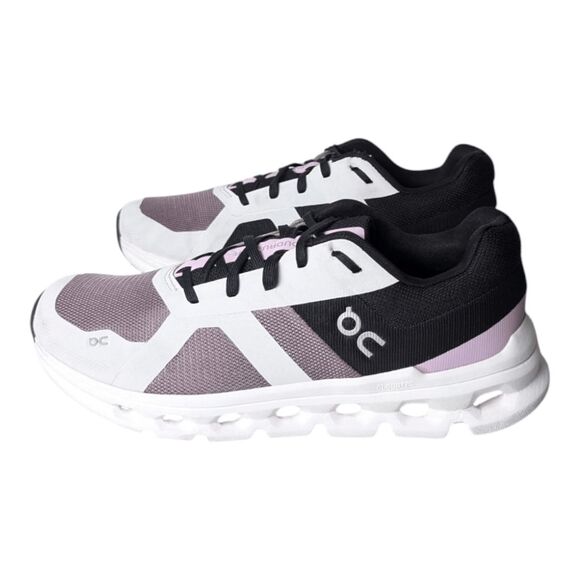 On Running Women's Athletic Shoes - Black and Gray - Picture 3 of 16